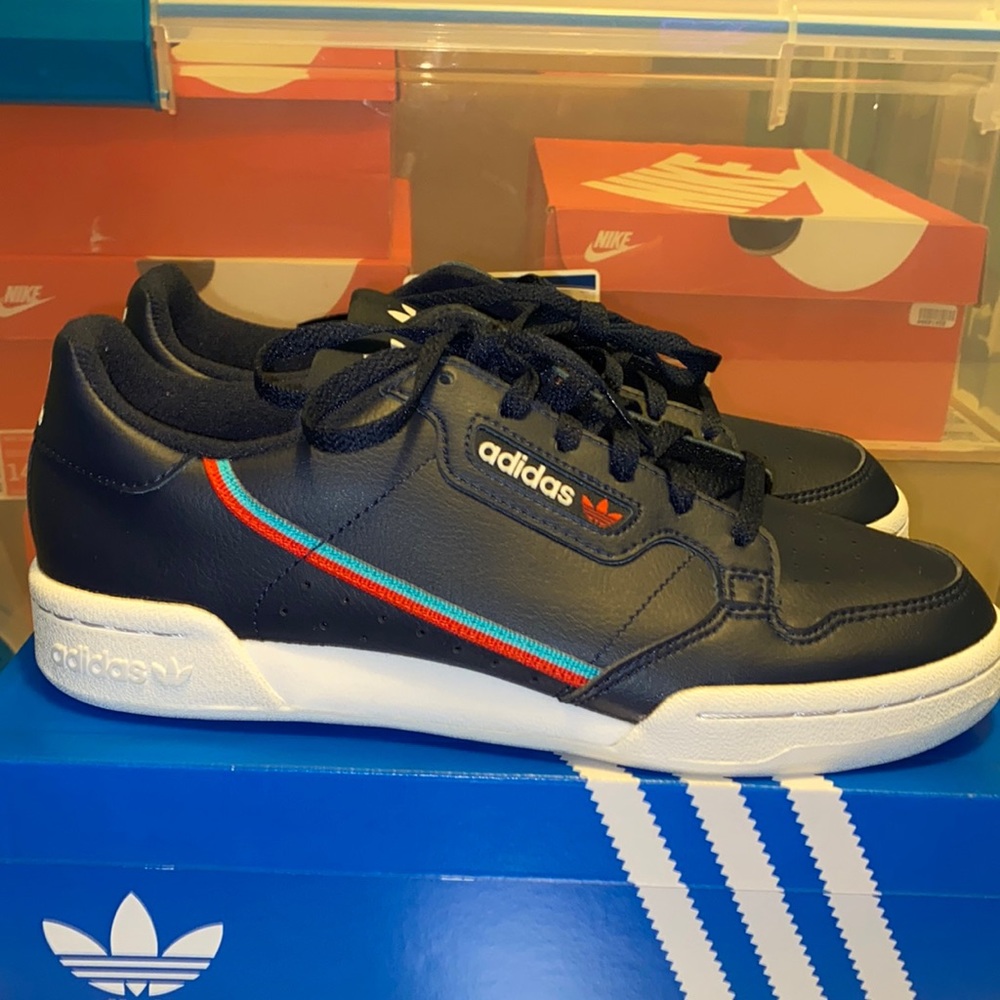 Adidas Continental 80 J College Navy 6.5 Men’s New